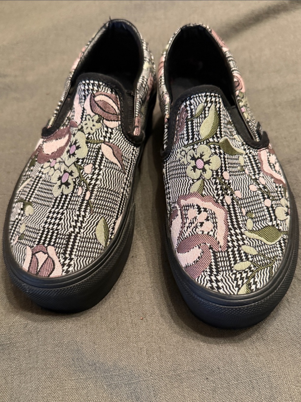Vans Classic Slip-on Stackform Tapestry Floral Shoes